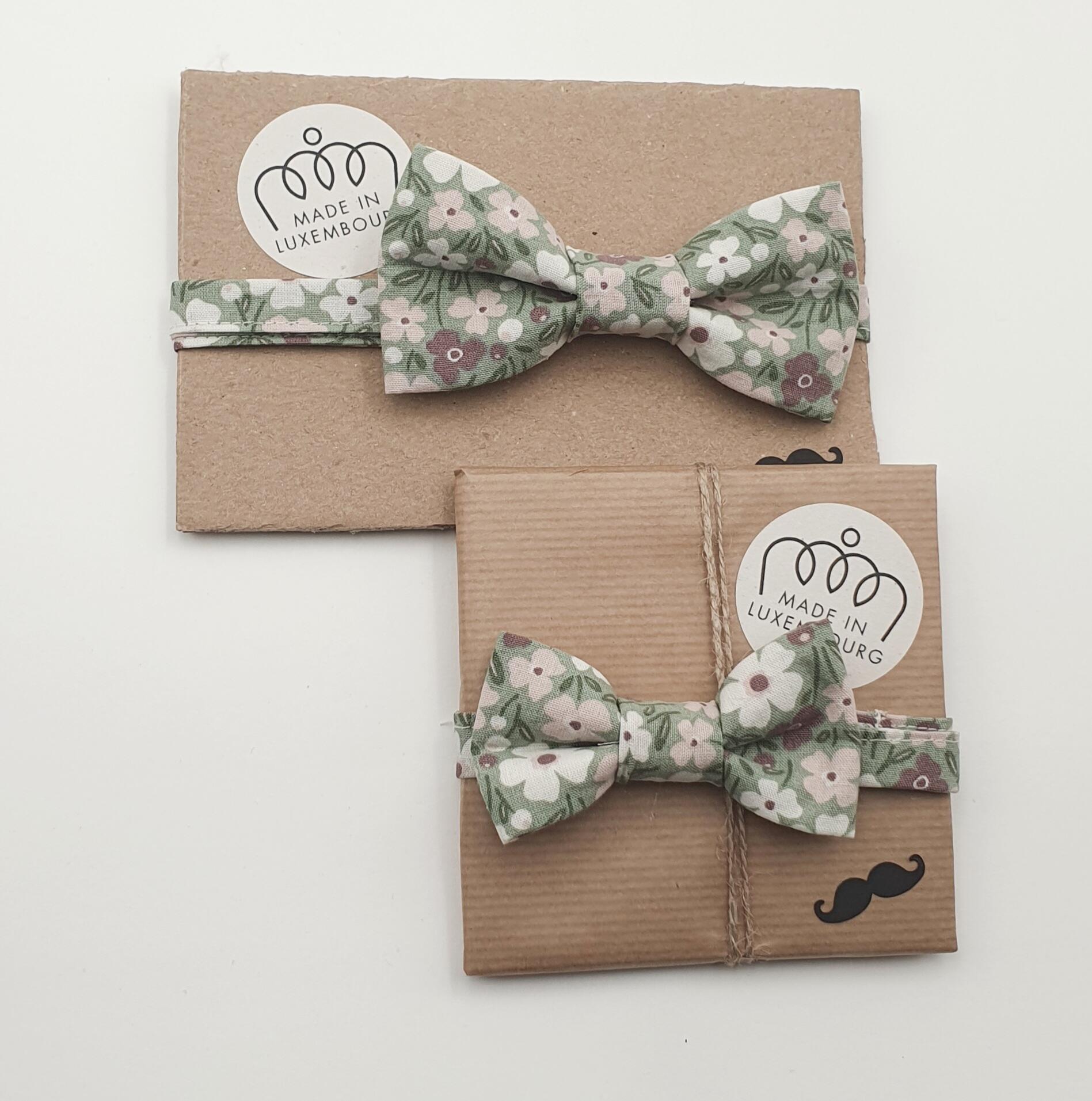 Bow tie "Fleurs de sauge"