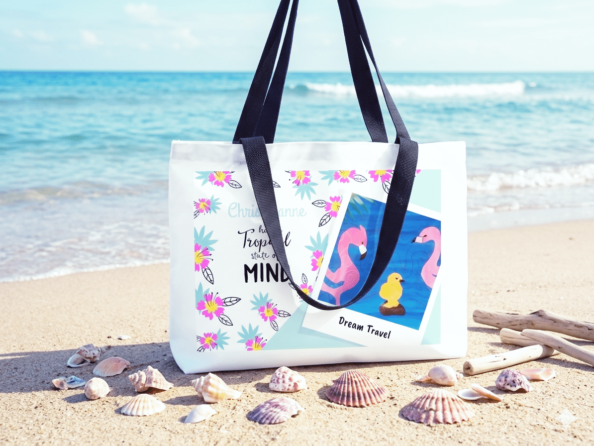 Personalized Beach Bag: Dream Travel