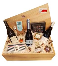 Paniers cadeaux gourmands Vin France vin blanc vin rouge Sommellerie de France Bascharage