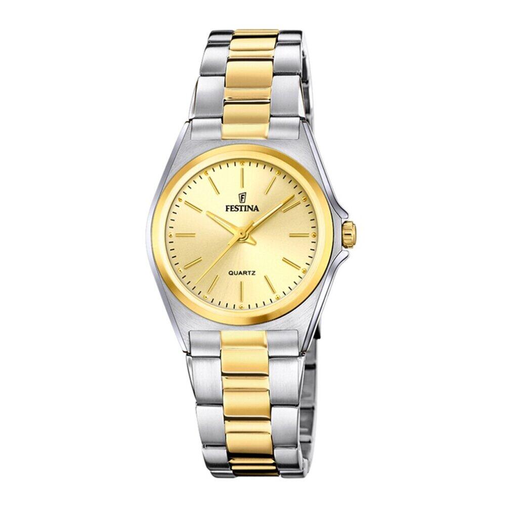 Montre-bracelet femme Festina F20556/3, bracelet en acier, Classique