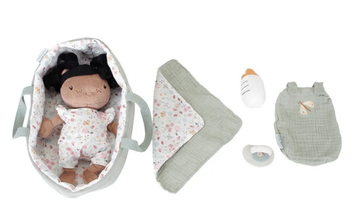 Little Dutch poupée en peluche Baby Evi avec set de soins Flowers & Butterflies