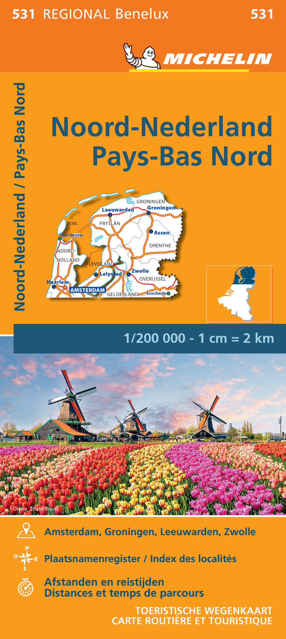 Michelin Carte Pays-bas Nord 531