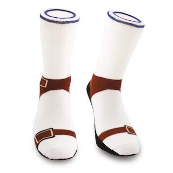 Sandalen Socken L/XL 41-45