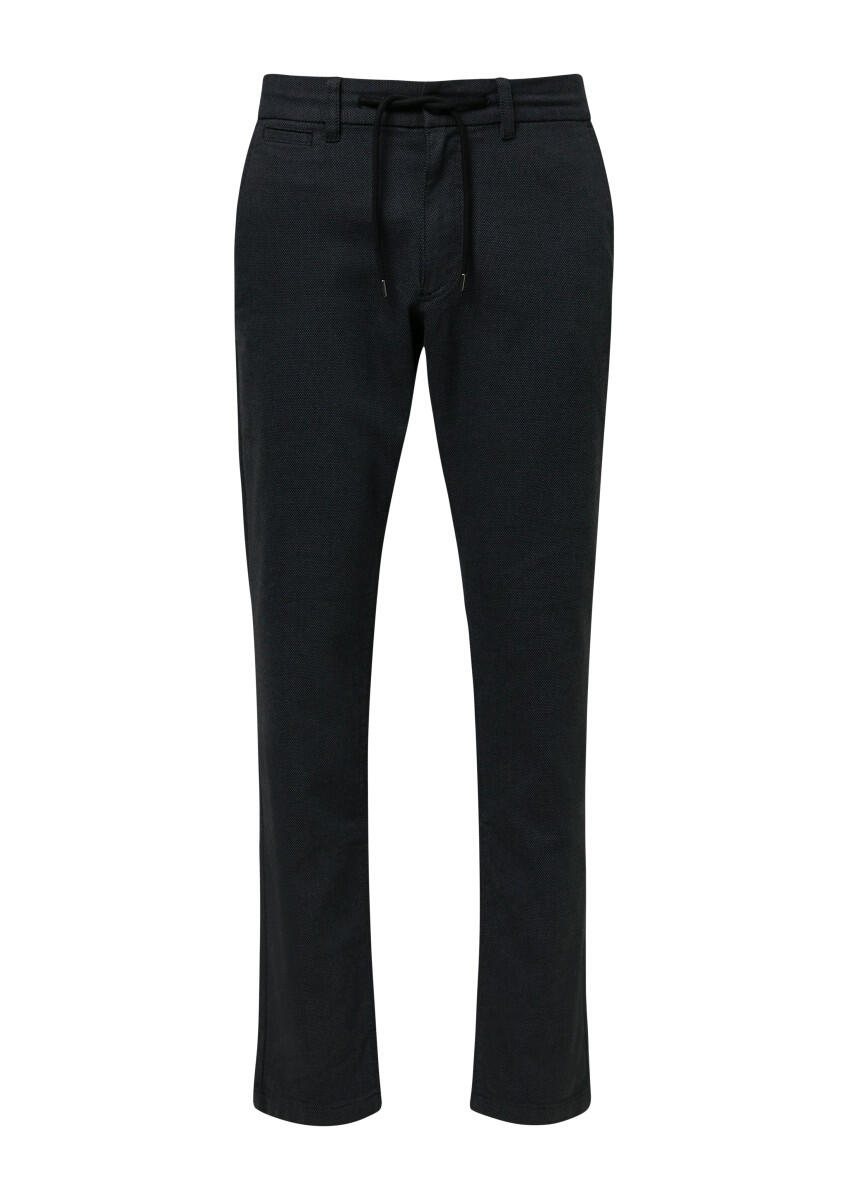 Phoenix: Pantalon chino en coton stretch à taille élastiquée