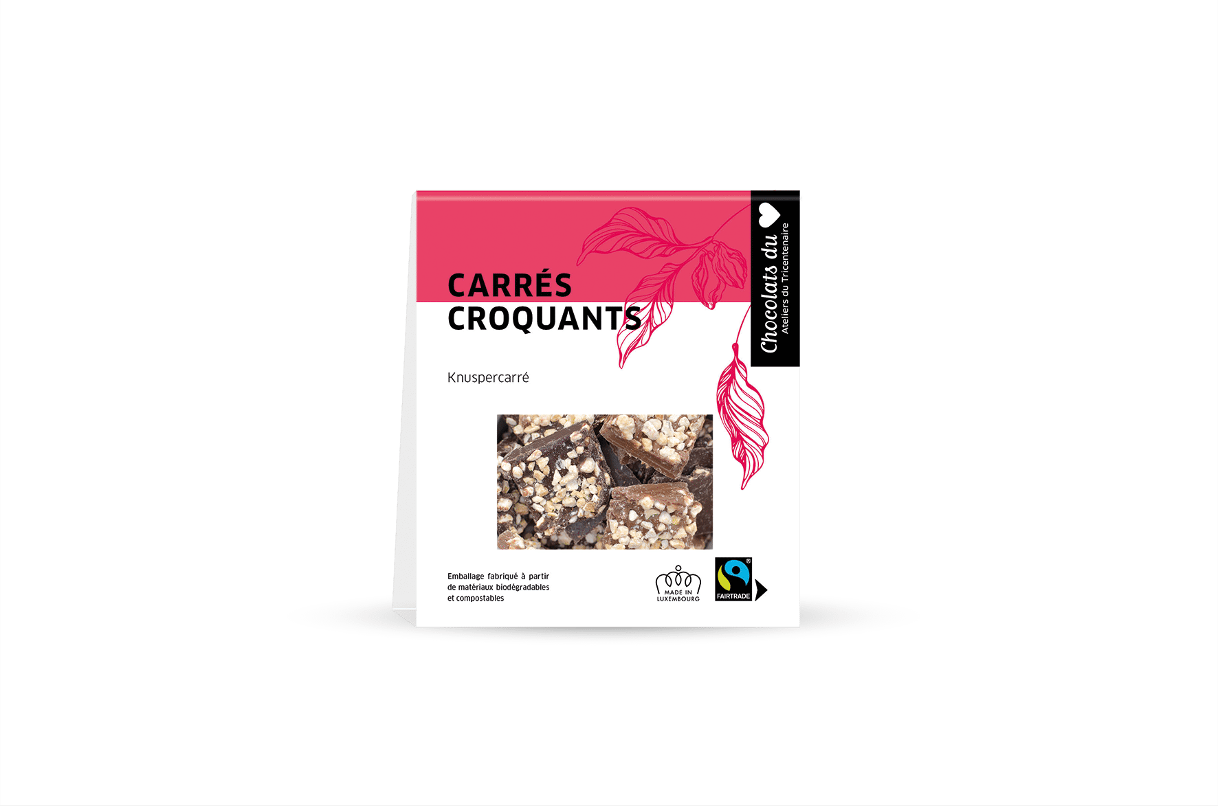 Bag of Fairtrade crunchy squares (50g)