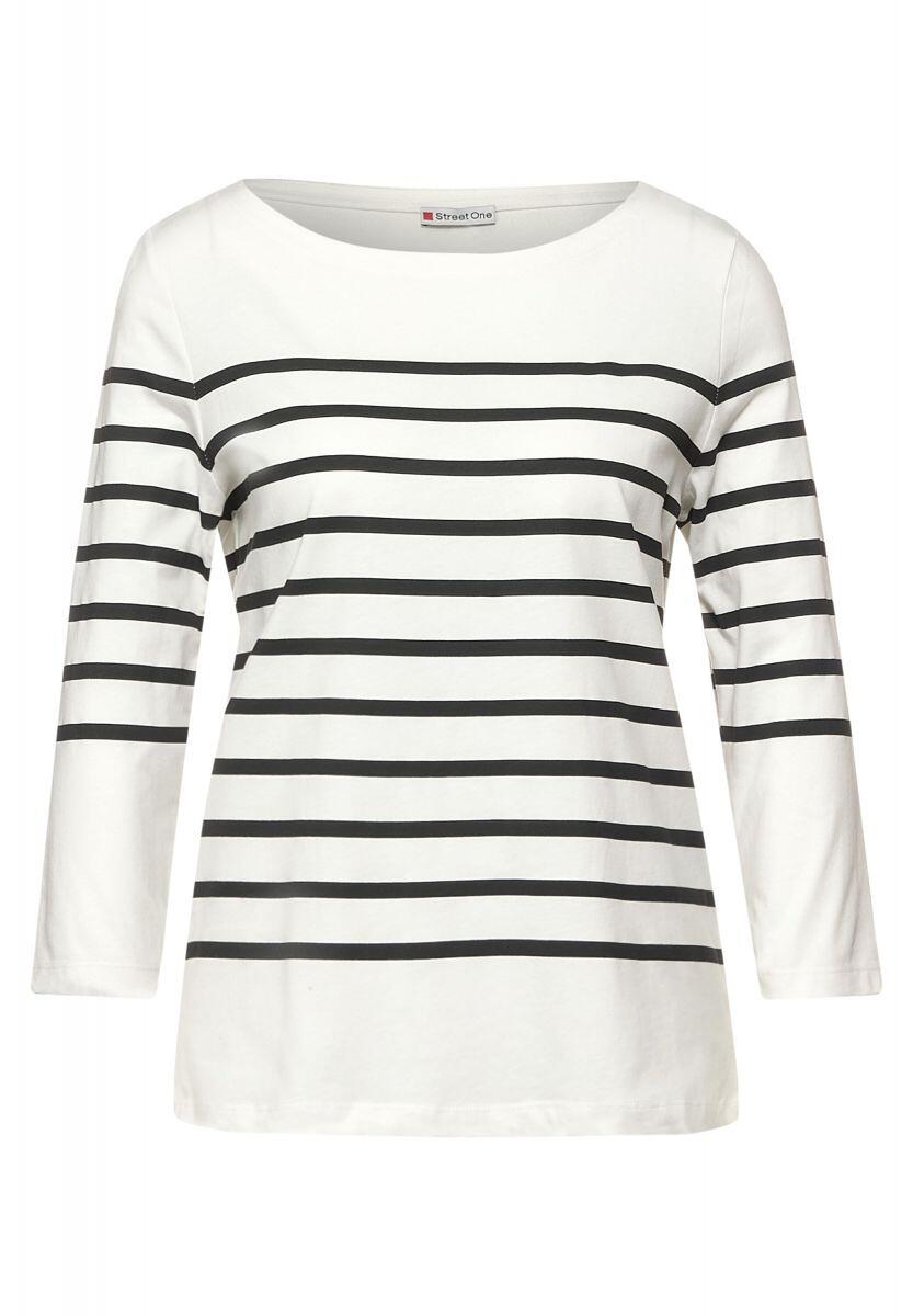 | - Letzshop 38 stripes - One Street Shirt (20108) white with