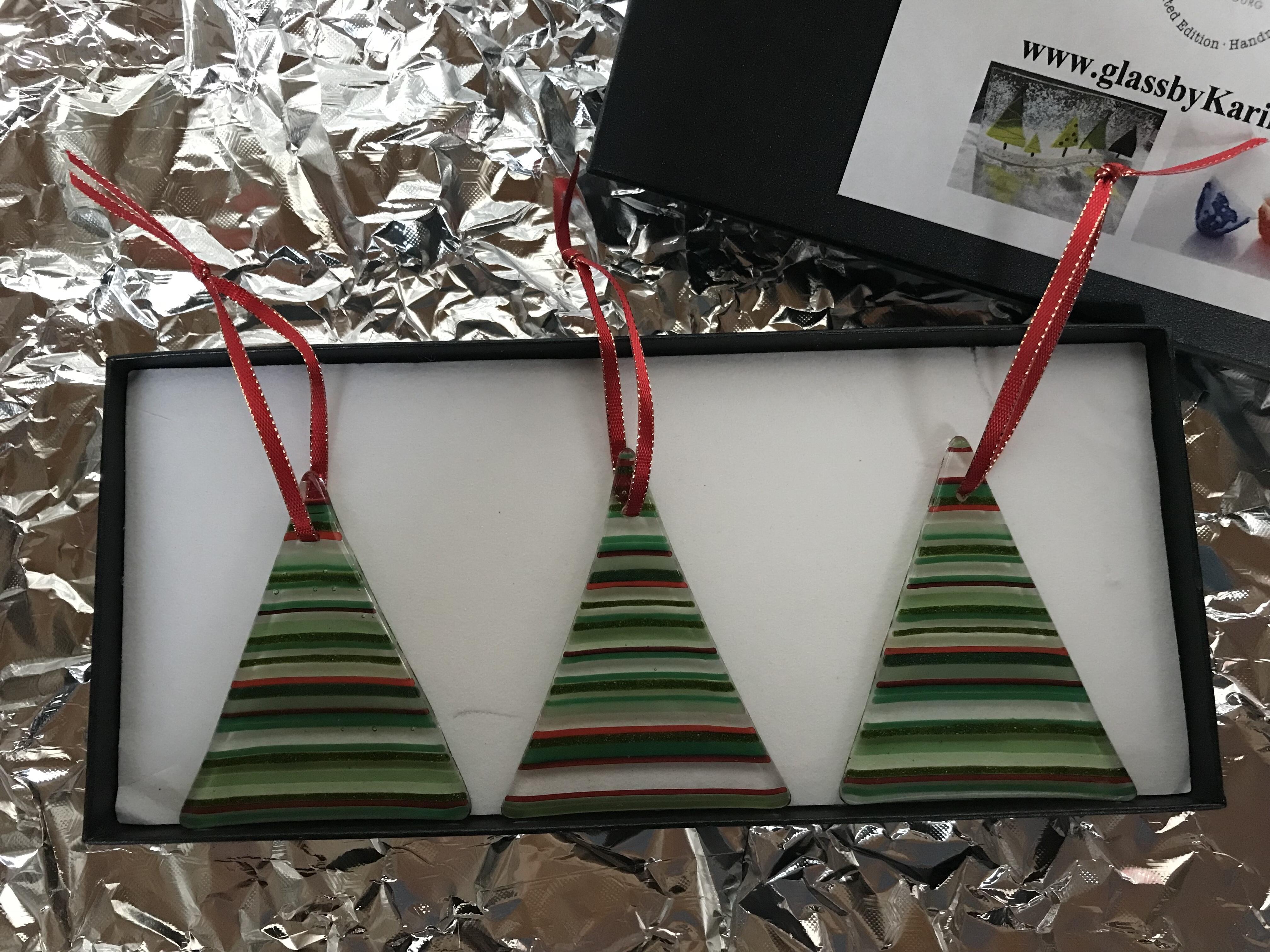 Petite décoration de Noël pour les minimalistes, verre, fait main