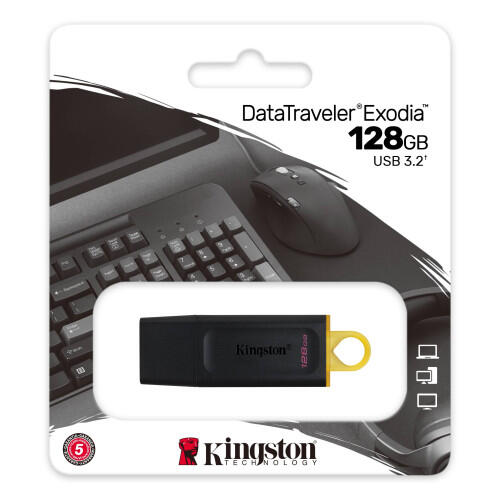 Kingston 128GB USB3.2 Gen1 DataTraveler Exodia - D