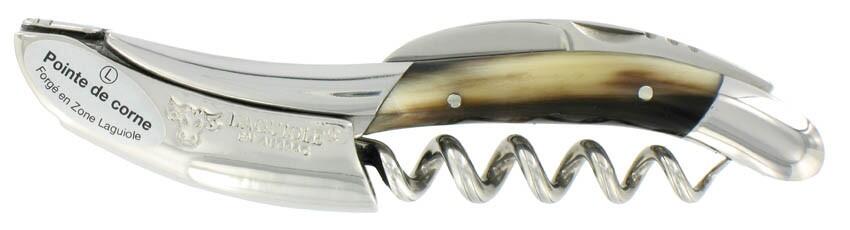 LAGUIOLE en AUBRAC Tire-bouchon PM Buffle Ressort Spirale 12cm