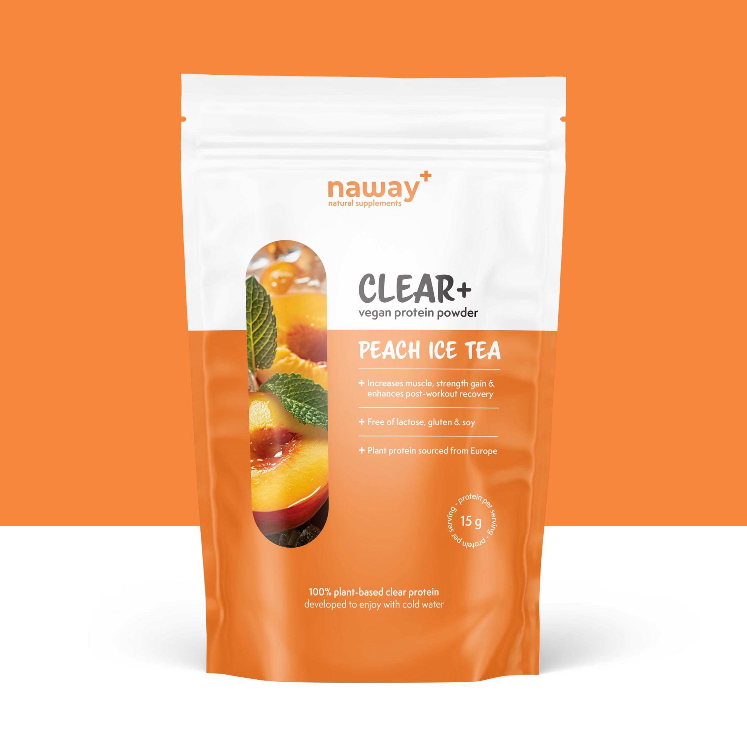 CLEAR+ PEACH ICE TEA