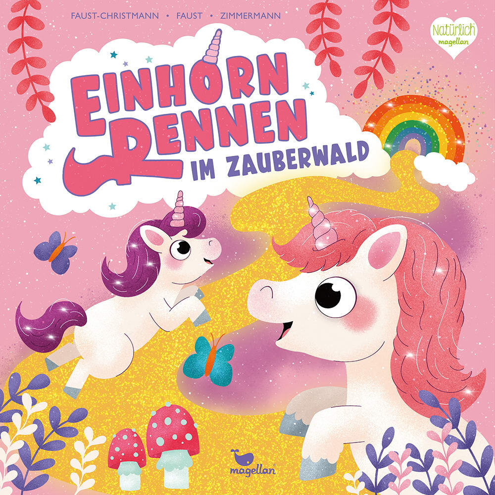Unicorn races in the enchanted forest - a fun children's game for ages 4 and up