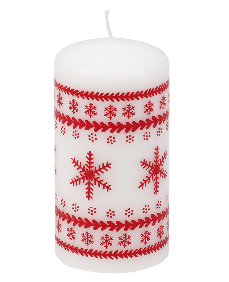Steinhart Pillar Candle Norway Ø 5.7 x 11 cm white