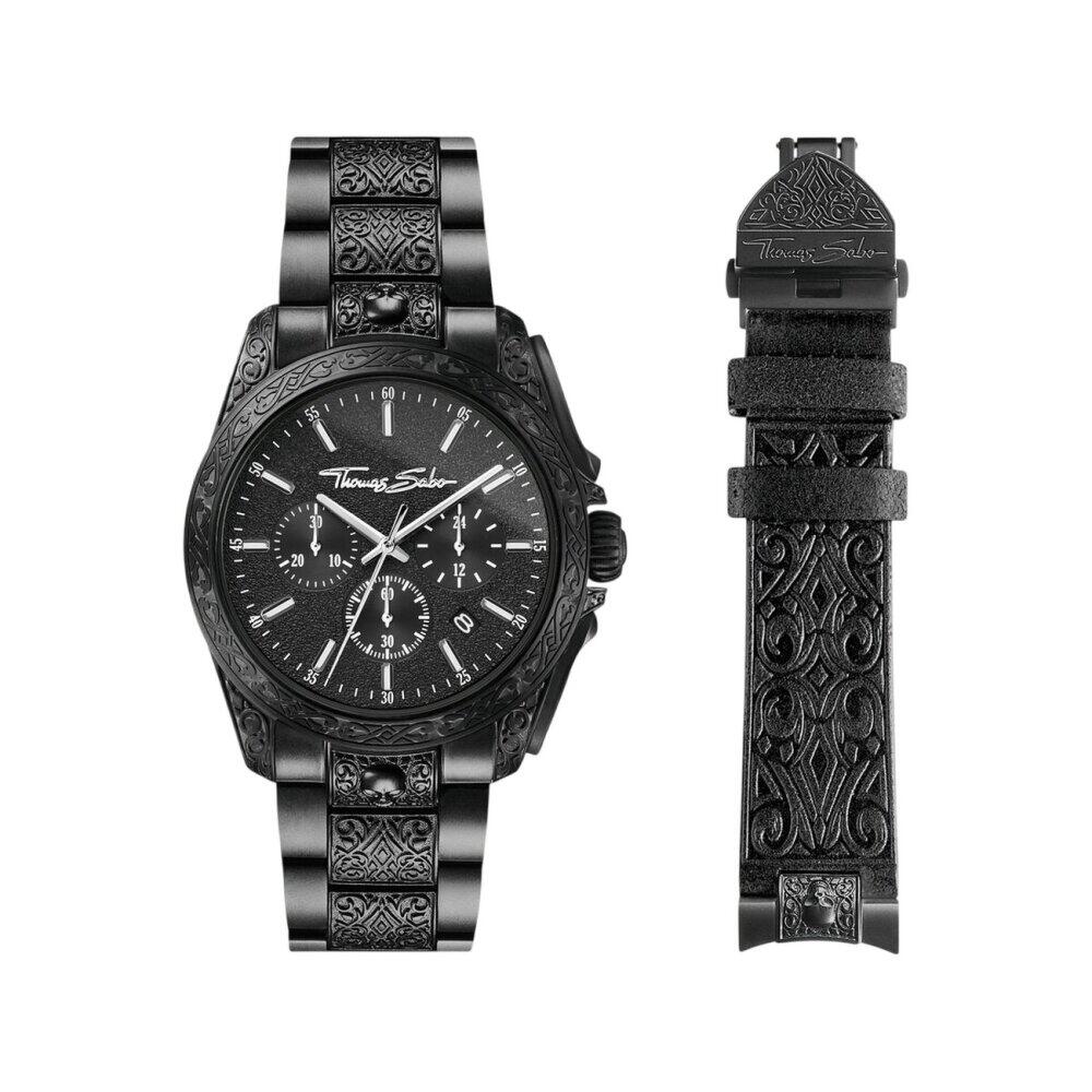 Thomas Sabo - set_wa0385-202-203 - Montre-bracelet - pour homme - quartz - Rebel at Heart