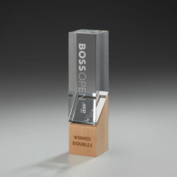 Wooden Slide Award 59900, 238x60mm including engraving and/or digital printing 