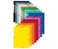 55500E: Chem 3 rabts+elast A4 carte coul.viv.ass