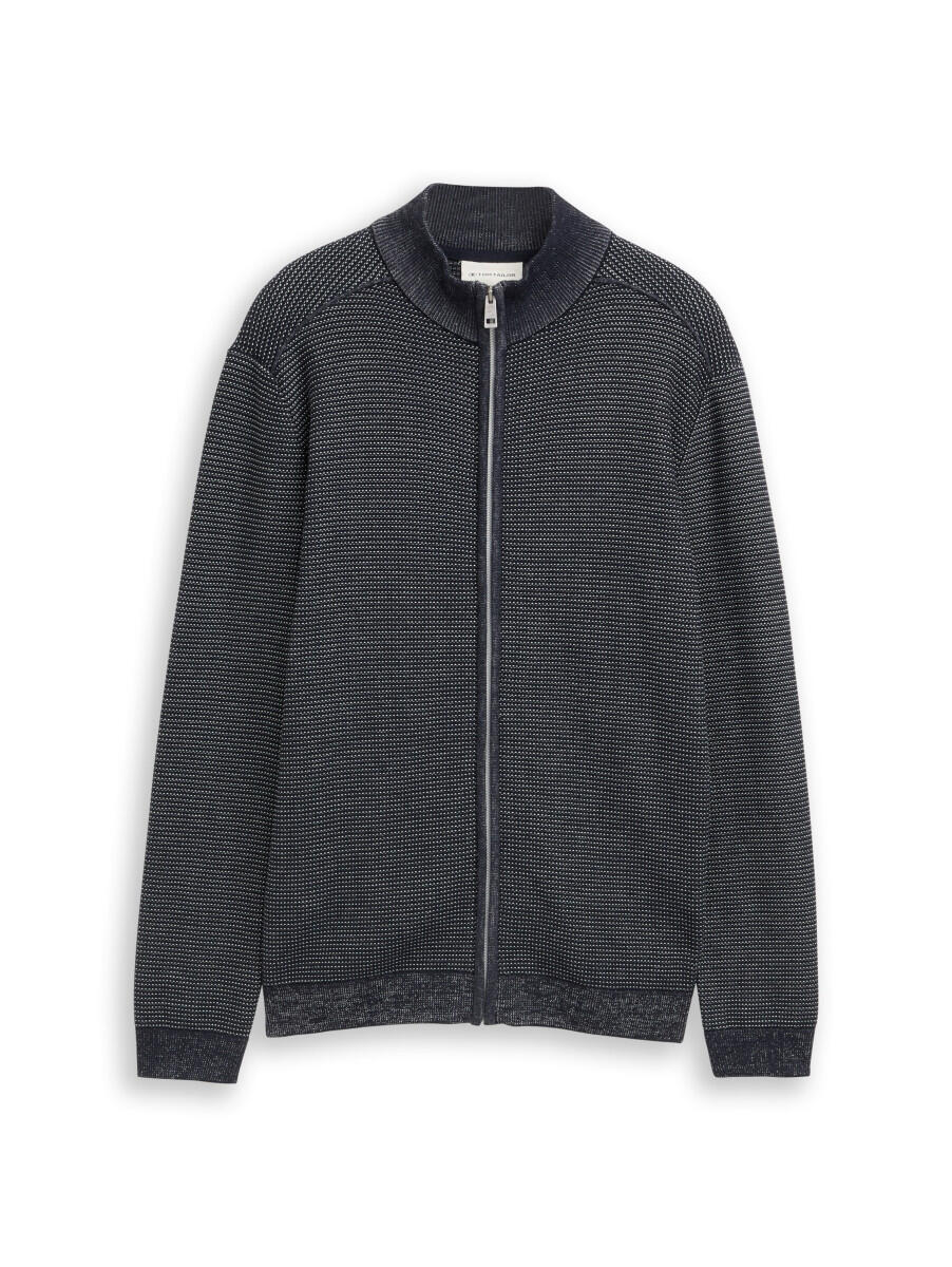 Strickjacke mit Reißverschluss