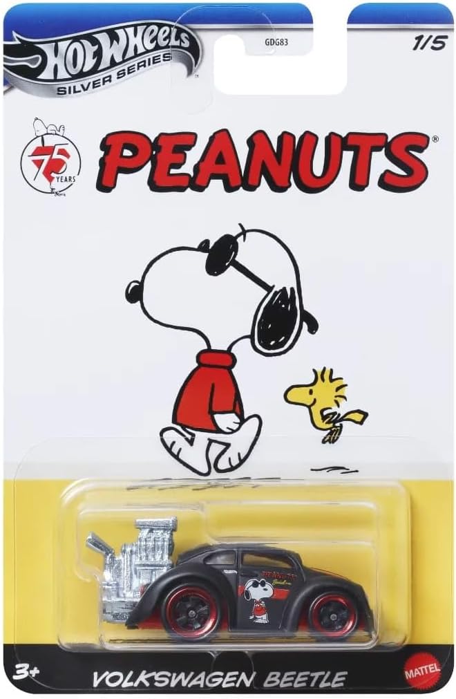 
Hot Wheels - #JDY88 JCB81 - Volkswagen VW Beetle- Peanuts - 1/5 - 1/64
