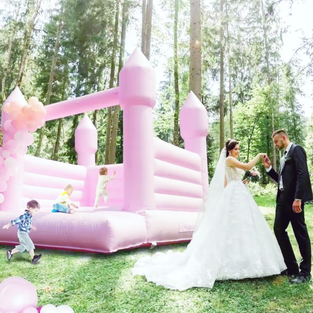 Baby Pink Bounce House: Fairytale Castle