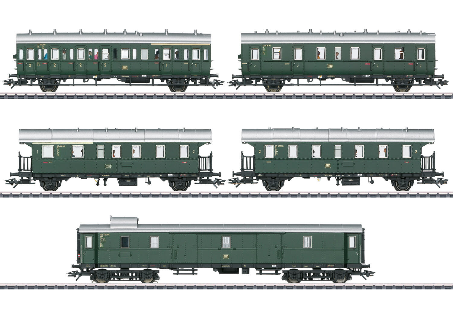 Märklin 4314 H0 Personenwagen Donnerbüchse Bi29 der DB 2. Klasse Märklin 4314 H0 Personenwagen Donnerbüchse Bi29 der DB 2. Klasse