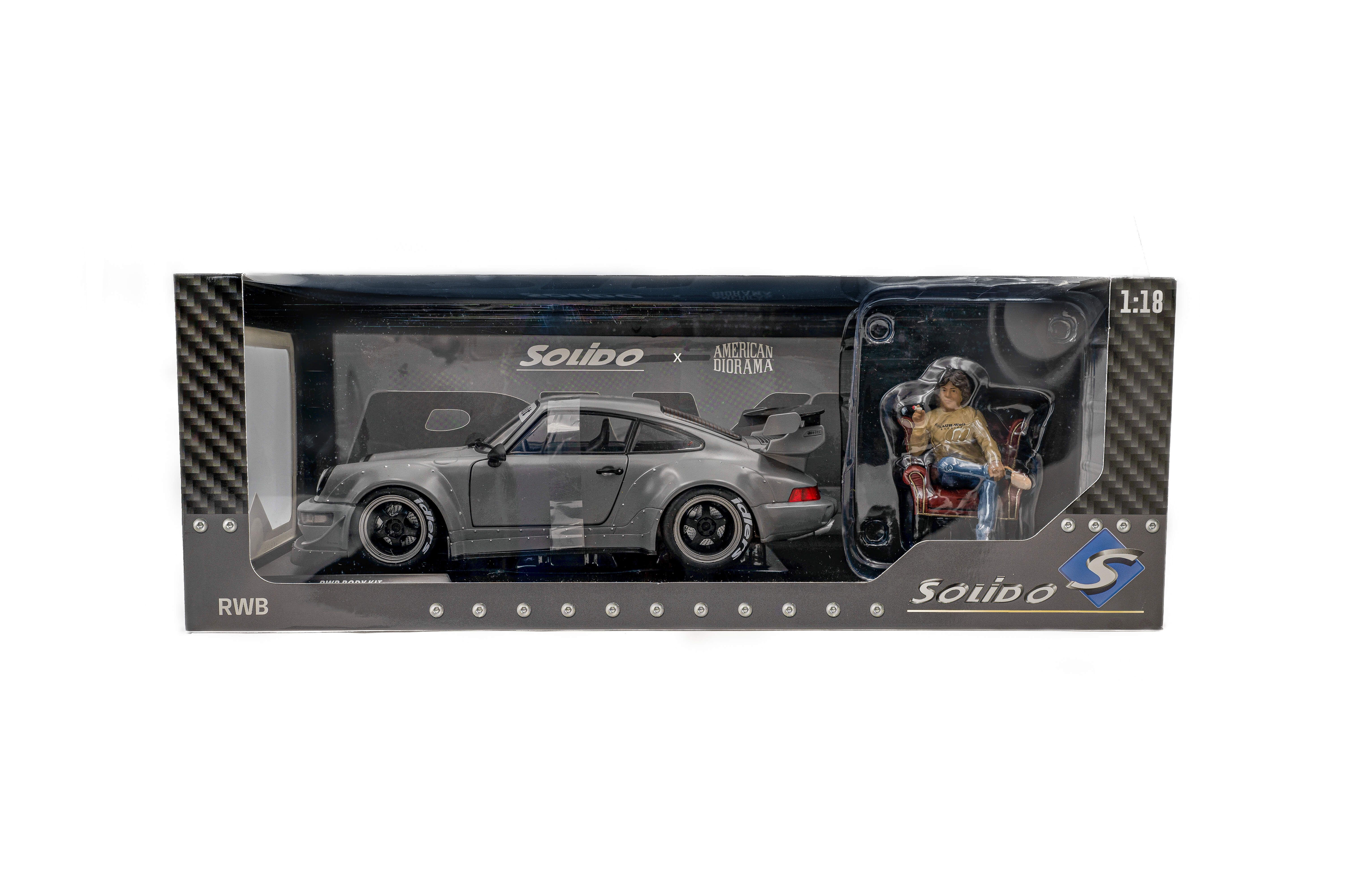 SOLIDO 1/18 ポルシェ RWB Body Kit完成品S1807503 ポルシェ ミニカー