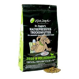 Kaltgepresstes Trockenfutter Ziege & Vollkornreis