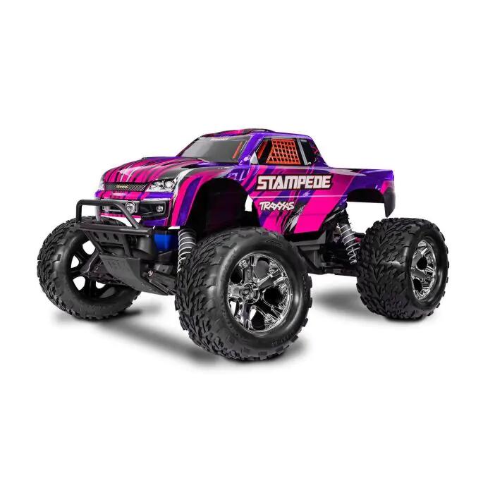 Traxxas 36254-8-PINK Stampede 2WD Brushed HD including battery & USB-C charger Electric Truck Pink 1:10 RC RTR