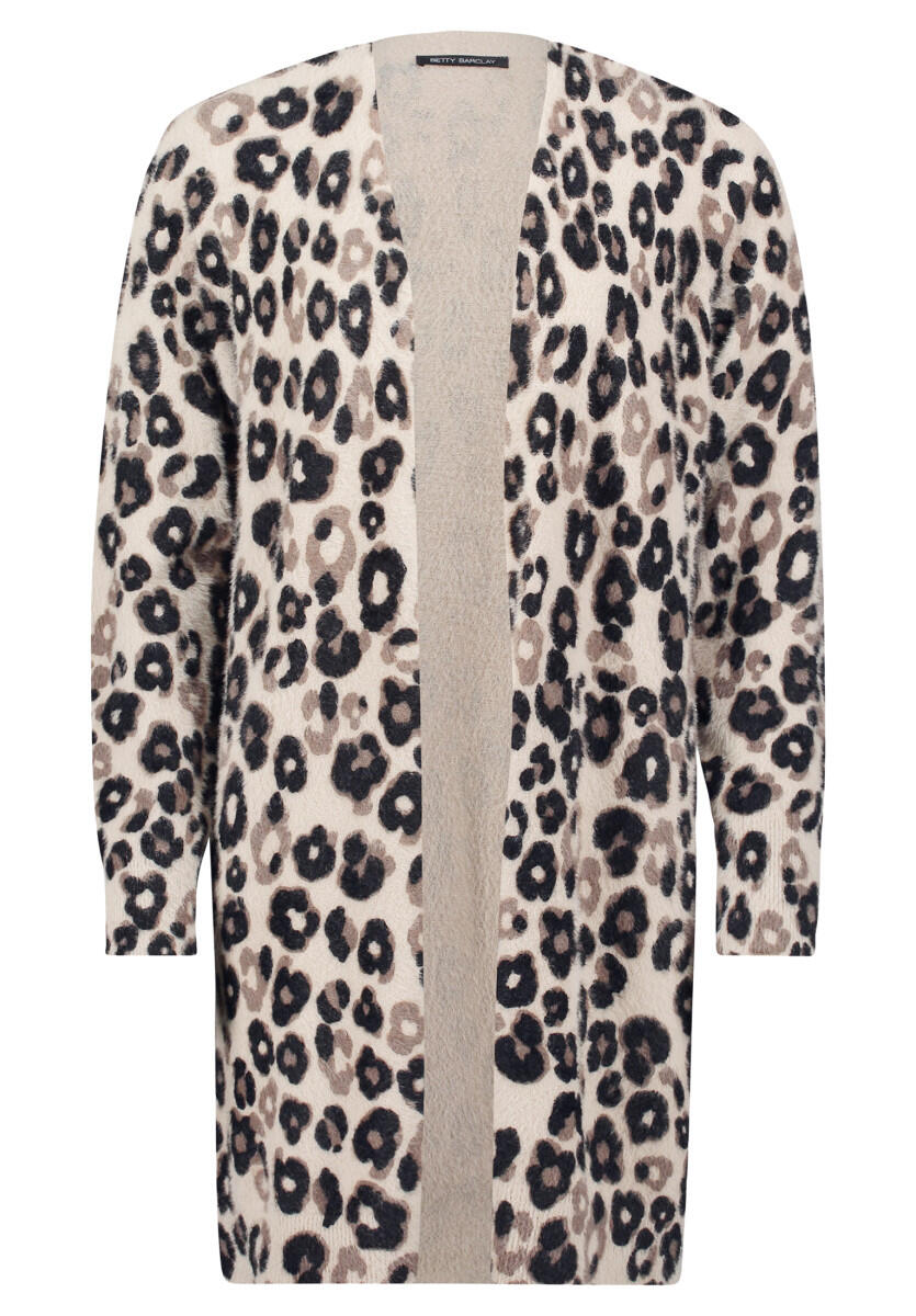 Long knitted cardigan