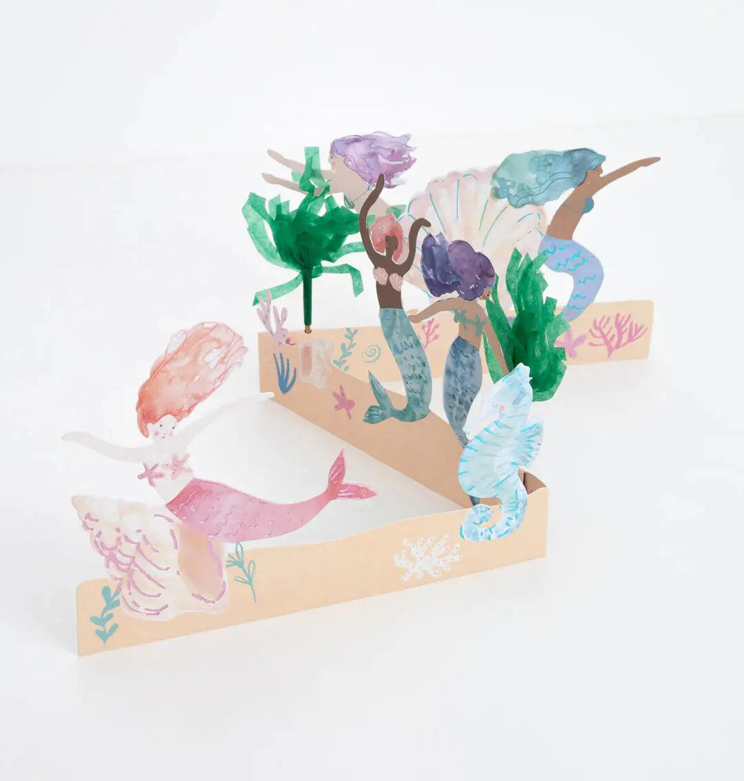 Mermaids Birthday Card