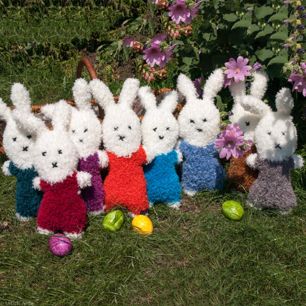 Kuschelhasen - handgestrickt 