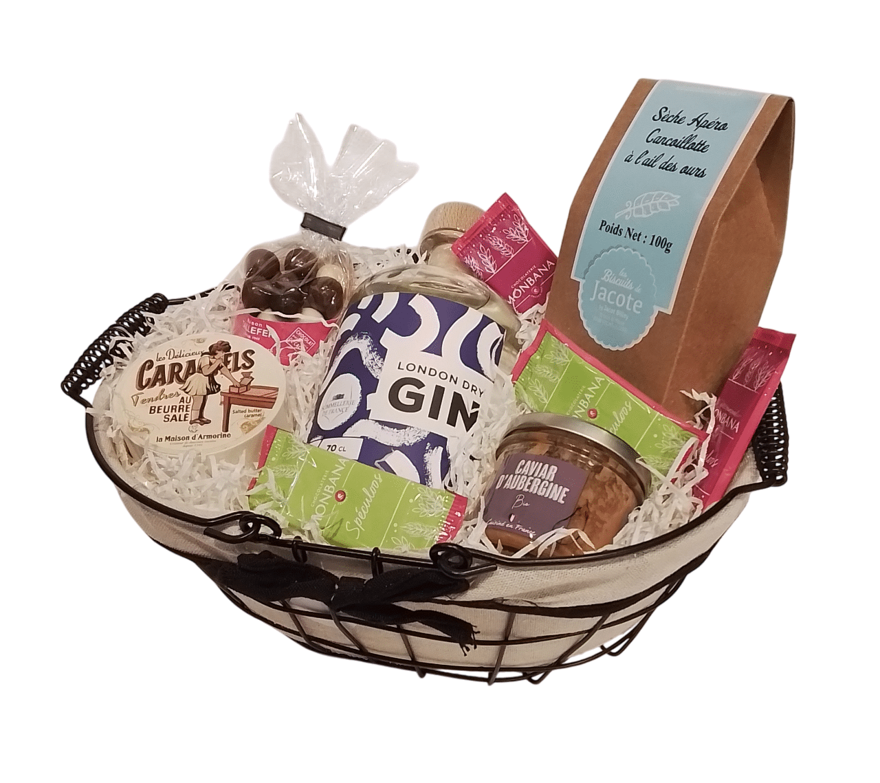 Geschenkkorb / Warenkorb Gin "London Dry   