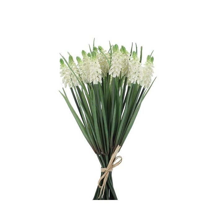 künstliche weisse Hyzinthe Höhe 32 cm 138