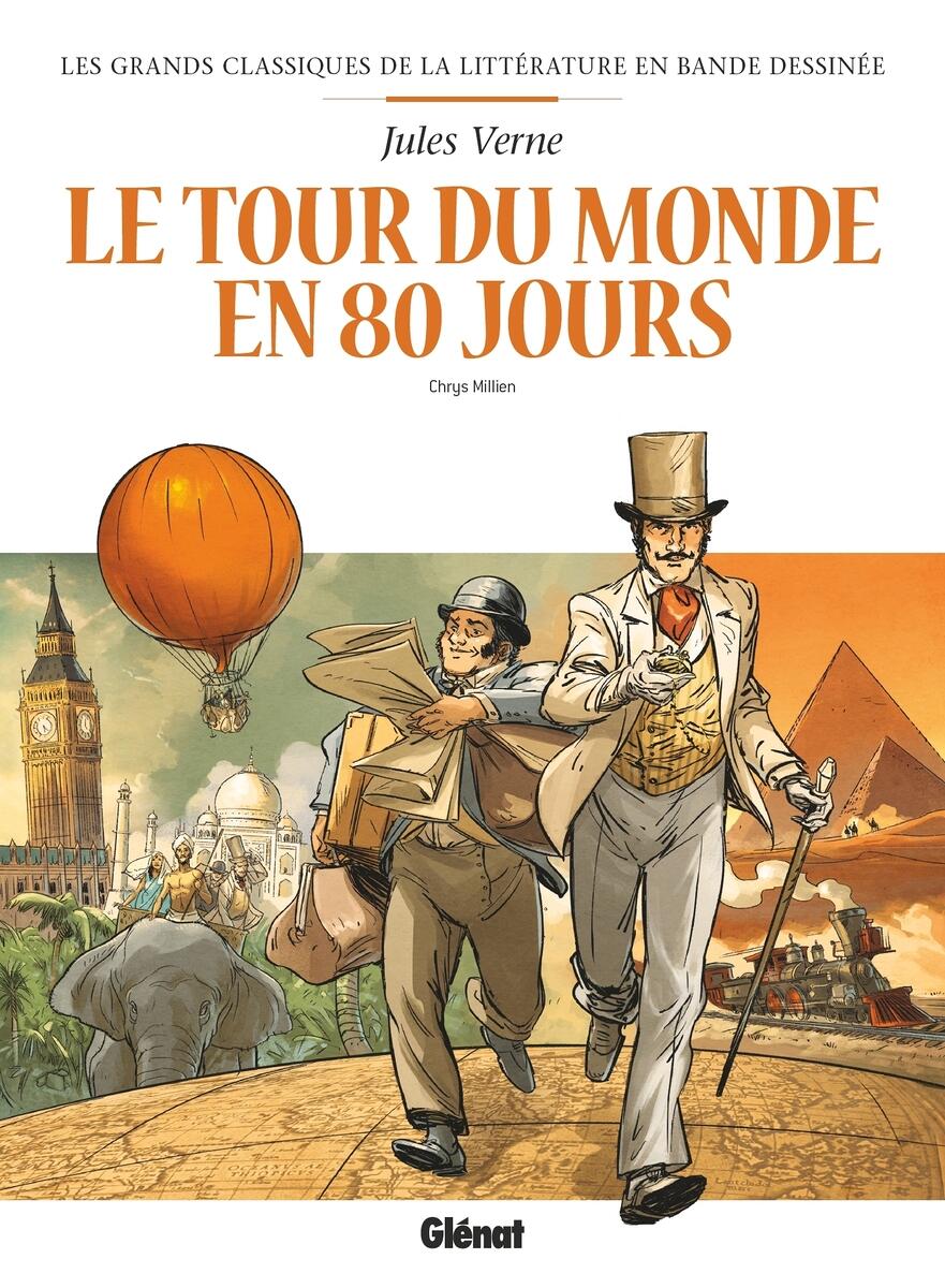 VERNE : Le tour du monde en 80 jours - First edition - Edition