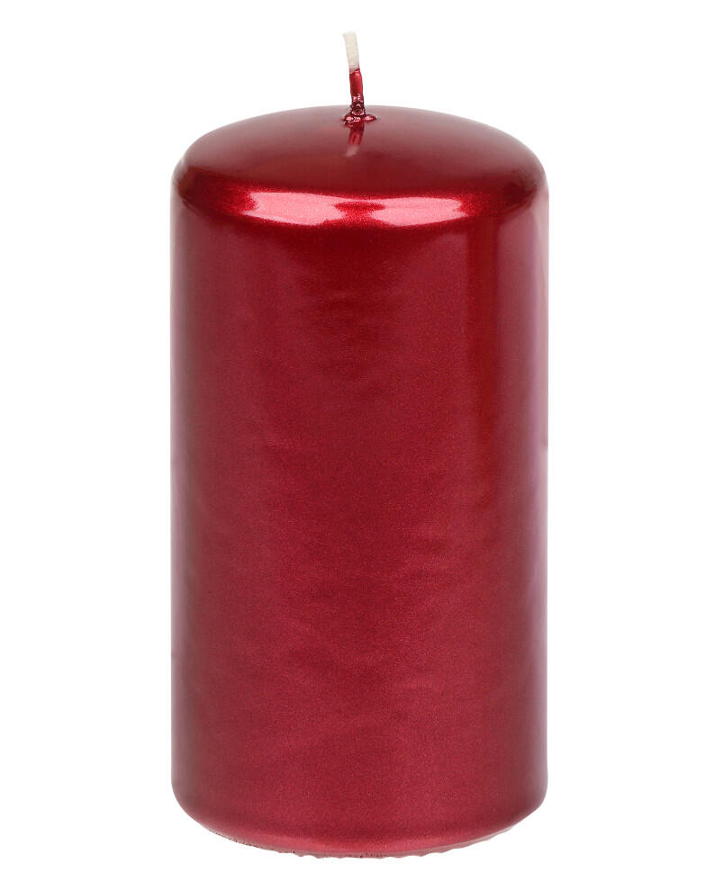 Steinhart Pillar Candle Brilliance Ø 5.7 x 11 cm antique red