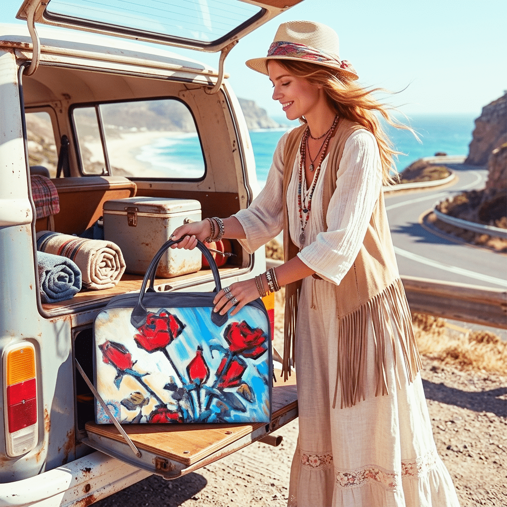 Art Edition Travel Bag Toi et les Roses