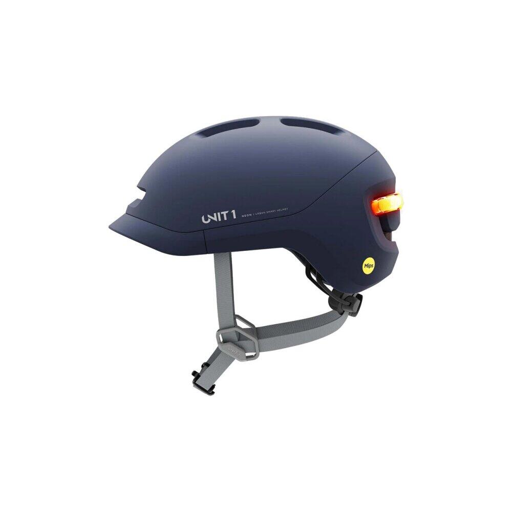 Unit 1 - NEON-MIPS-L-BLUE-V1 - MIPS Fahrradhelm mit Smart-Funktionen - blau - Gr. L