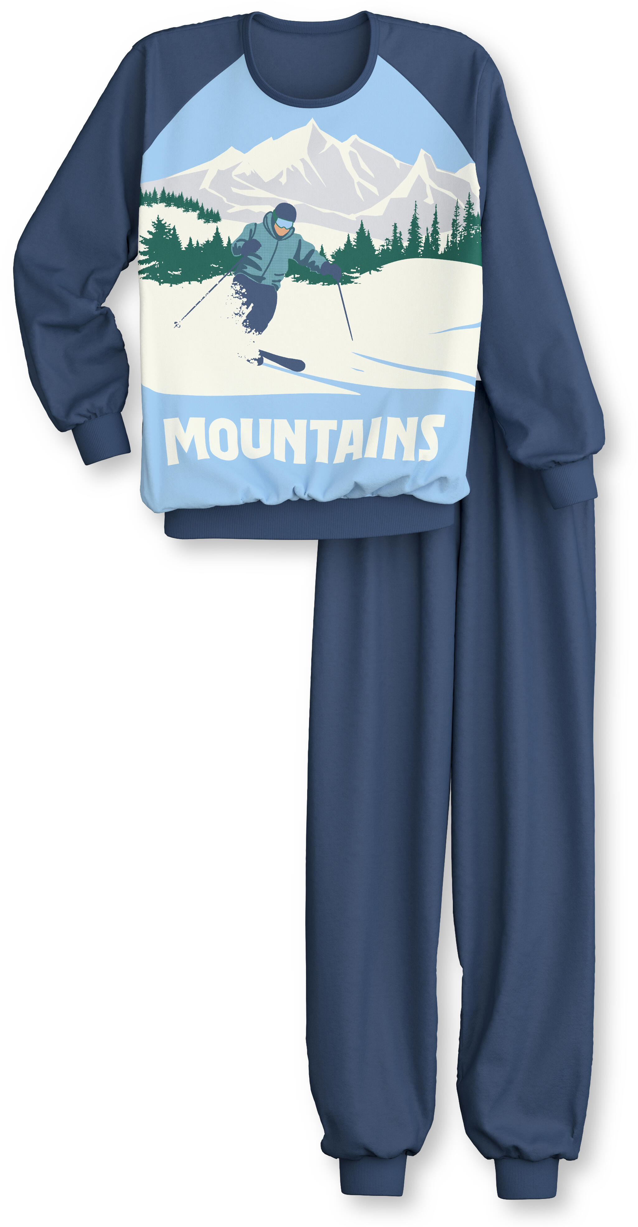 Calida Pyjama (with cuffs) Kids Ski Resort