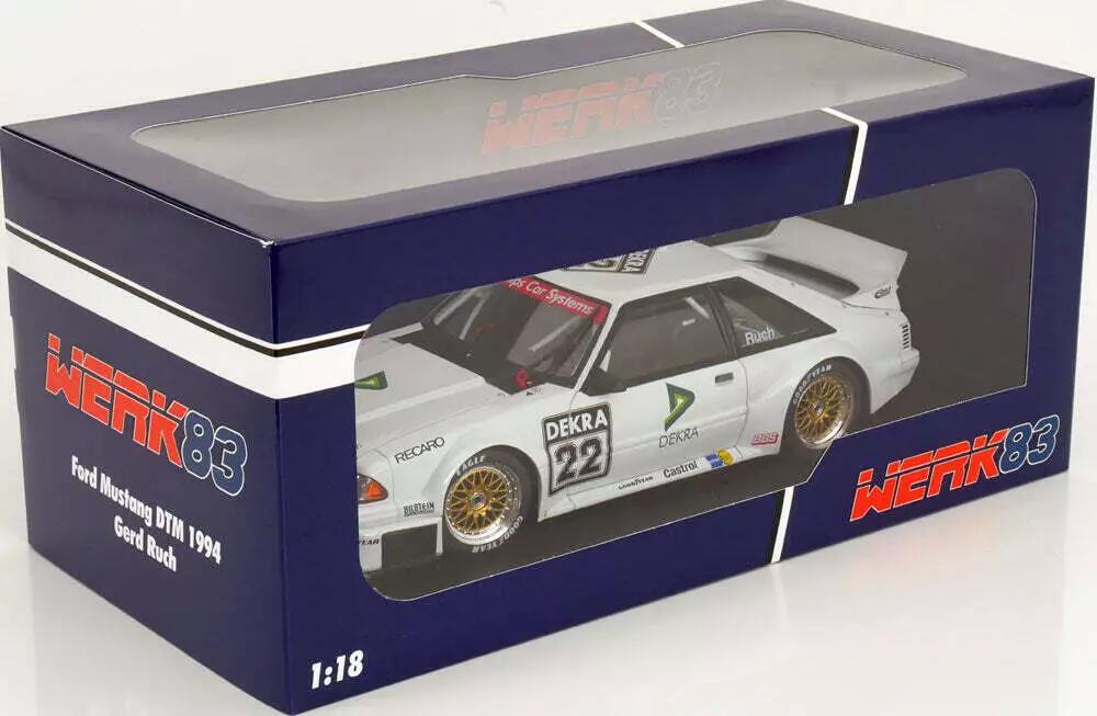 WERK 83 1/18 – Ford Mustang 5.0 DTM 1994 – Miniature Métal – W1802401