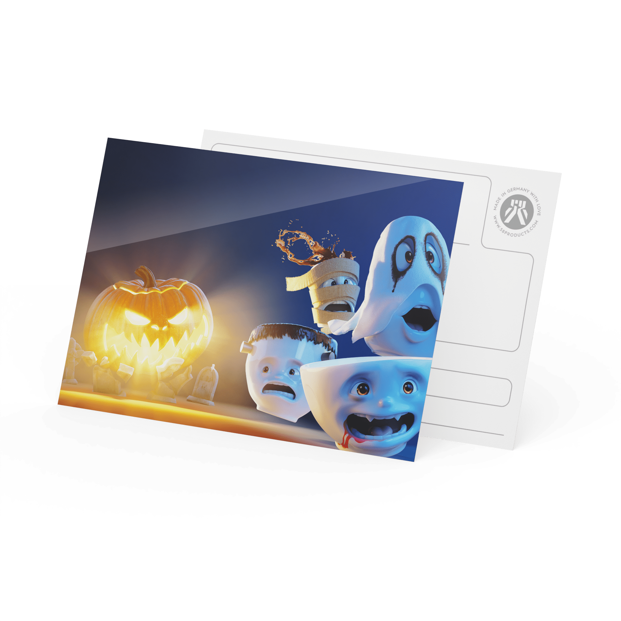 Fiftyeigth Carte Postale - Spooky