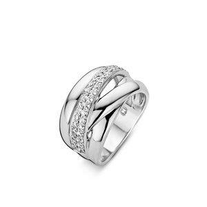 # Bague en argent Naiomy avec zircons. Mesure 50