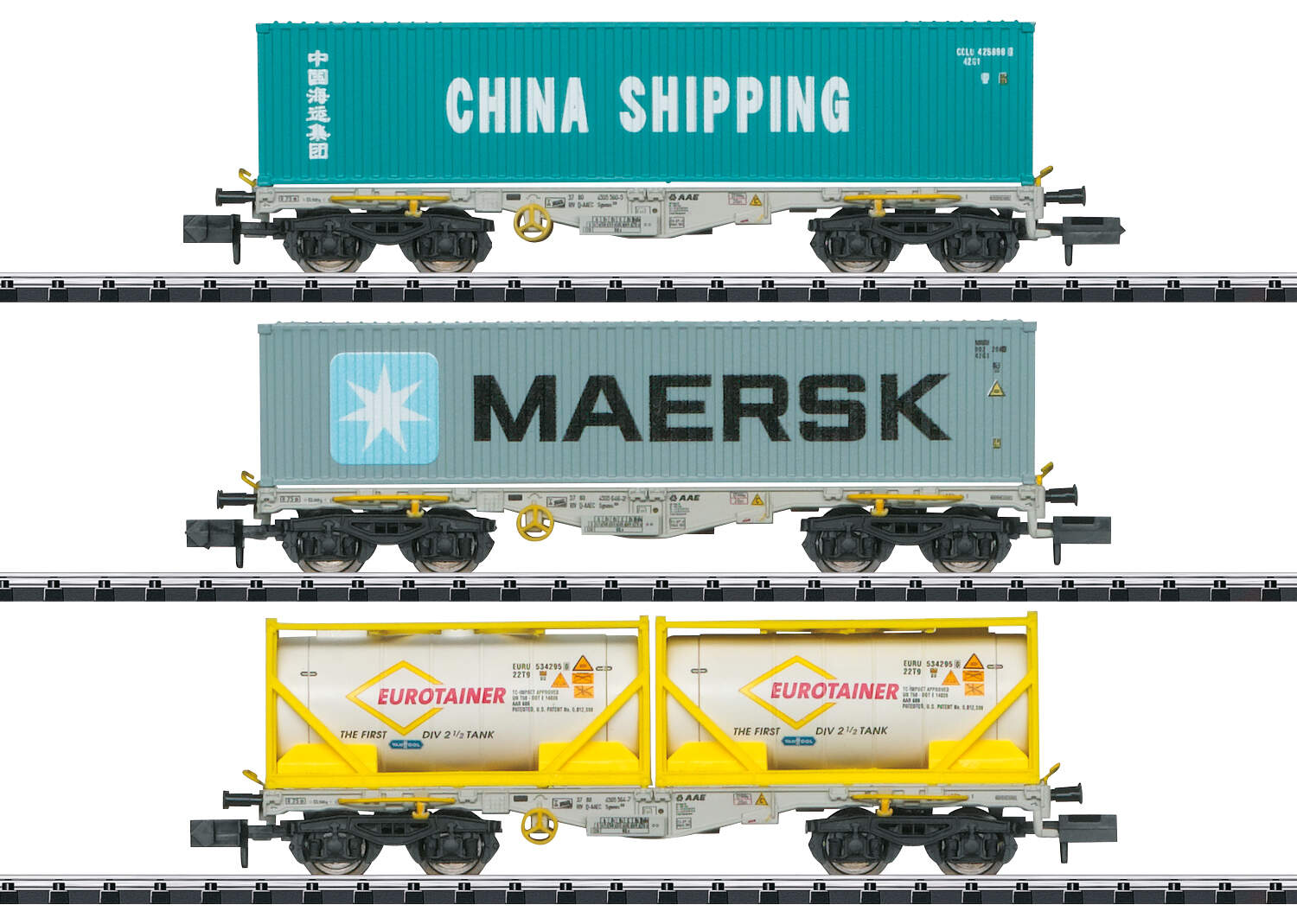 TRIX MiniTrix N 18703 Containertragwagen-Set Bauart | Letzshop