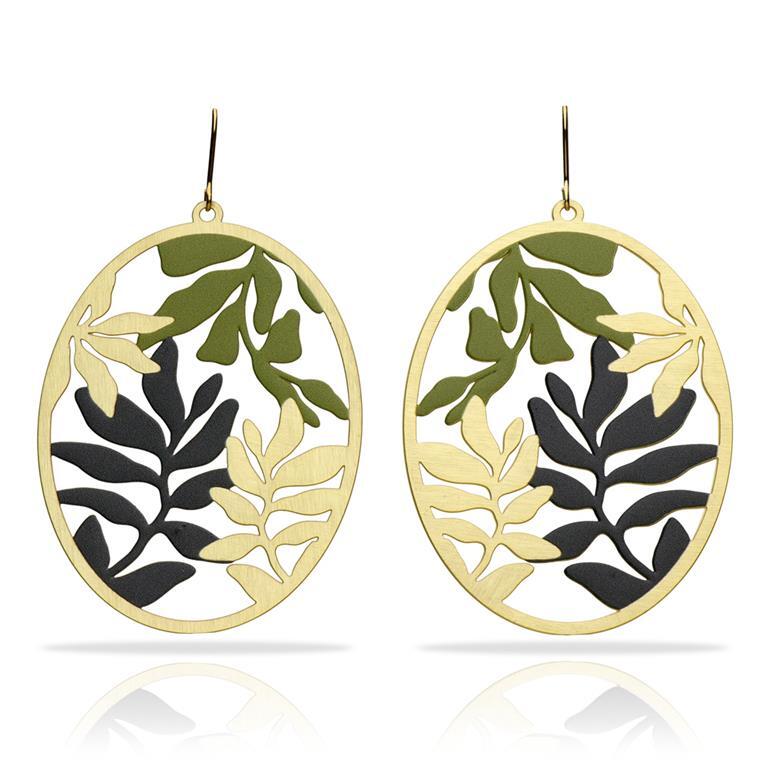 Orabella große goldene Ohrringe