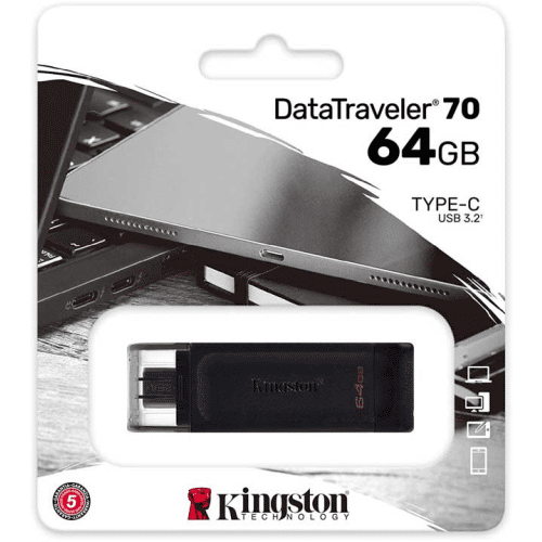 Kingston PenDrive 64Gb (Type-C 3.2) DT70/64GB