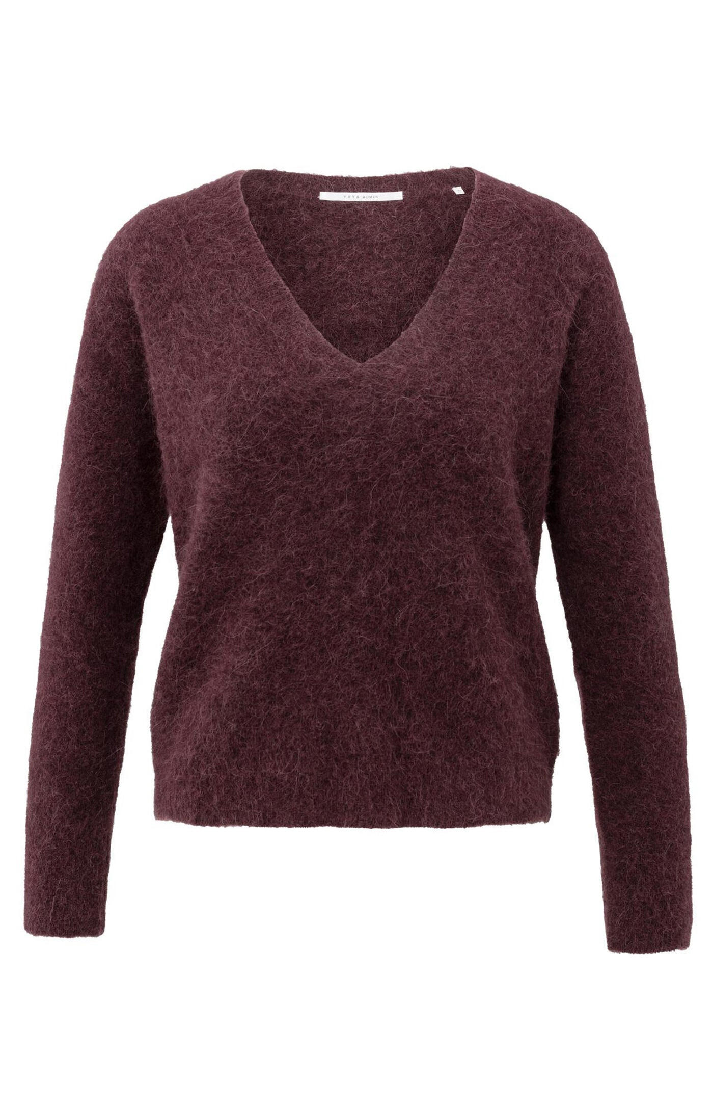 Weicher Pullover mit V-Ausschnitt