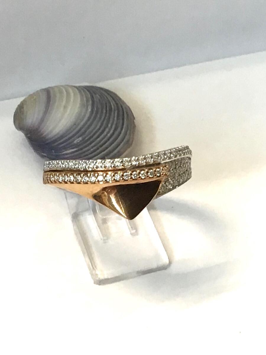 # Two-tone rings 0.32ct diamonds