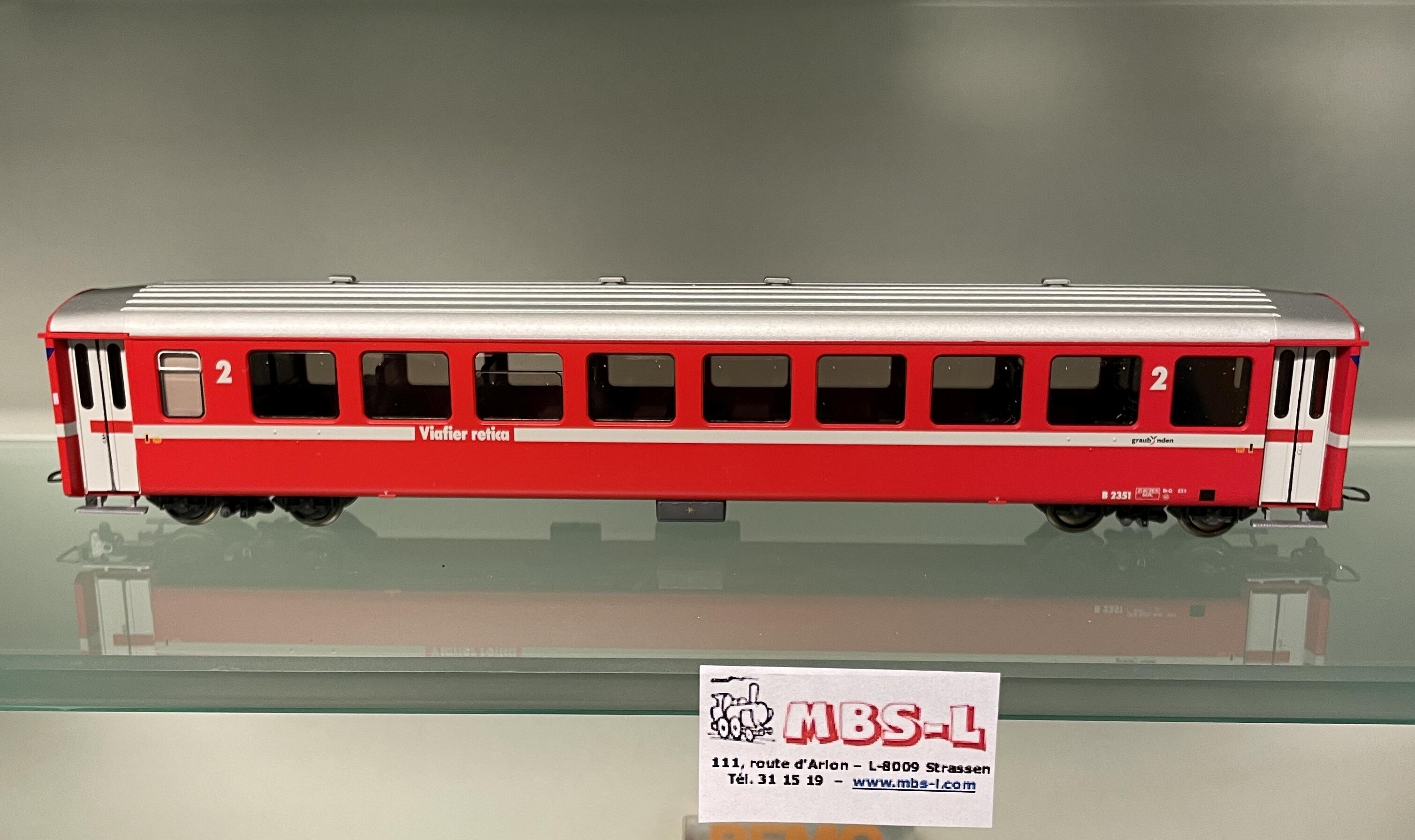 BEMO RhB Schneeräumer 1:87 Bemo 2286-113 Snowplough, type x 9103 of the RhB - Hattons