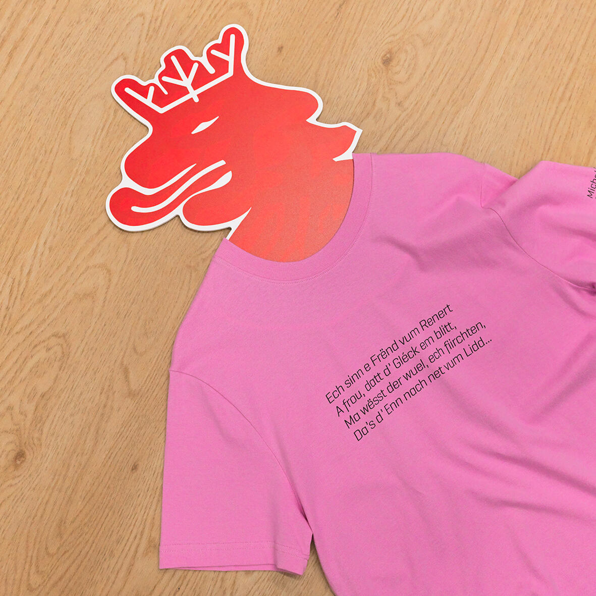 T-SHIRT ROSE RENARD GELLE FRA