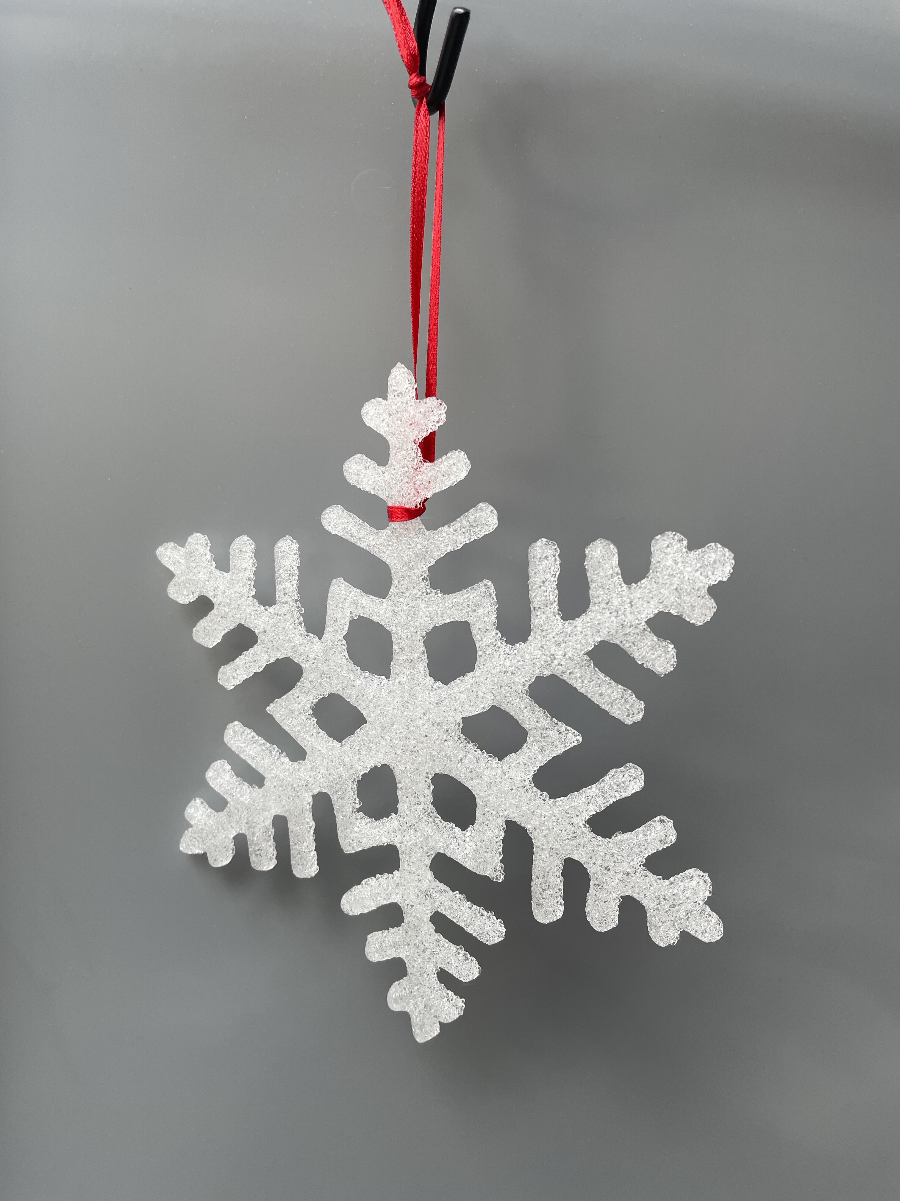 XL glass snowflake "MADE IN LUXEMBOURG", ice crystal