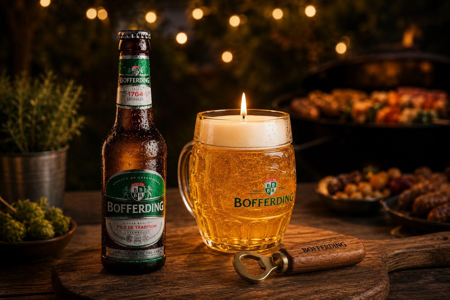 Bierkerze "Klensch" - Bofferding