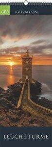 GEO Leuchttürme 2026 Maße (B/H): 25 x 69 cm, Wandkalender