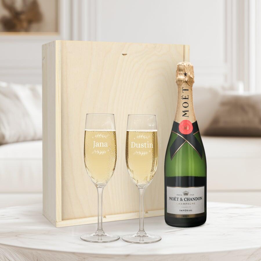 Moët & Chandon Ice Impérial Geschenkset mit Gläsern